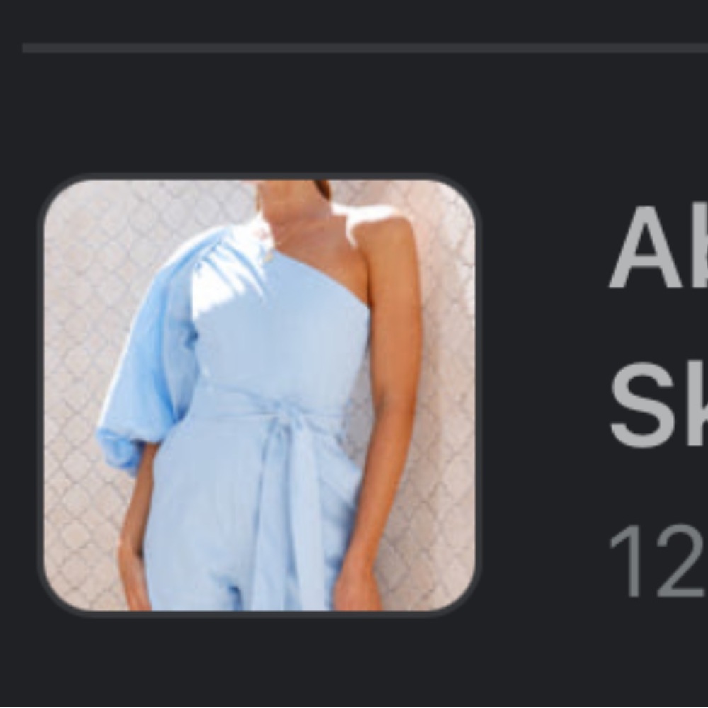1 shoulder playsuit (romper)